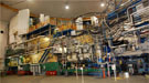 Two High Resolution Spectrometers are shown with their shield house doors (white) open.