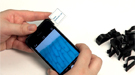 An inexpensive 3D-printed microscope attached to a cell phone shows the epidermis of an onion magnified 350 times.