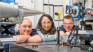 Argonne chemists Dugan Hayes, Lin Chen, and Ryan Hadt have identified a rapid electronic process that could aid the water-splitting reaction in cobalt-containing catalysts.