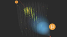 Illustration of how a muon interacts in the IceCube detector array. 