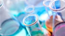 A collection of lab beakers.