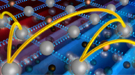 New research about the transfer of heat—fundamental to all materials—suggests that in thermal insulators, heat is conveyed by atomic vibrations and by random hopping of energy from atom to atom.