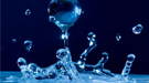Droplets of water
