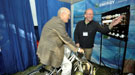 Dr. Brinkman riding the power bike