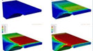 Simulations of crack ice fracture