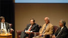 Dr. Koonin on a panel