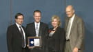 Senior leadership with a PECASE winner