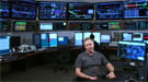 Scientist in the SLAC lightsource control room