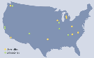 Map of the US
