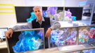 Stanford's Roger Kornberg in his laboratory