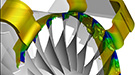 The tip clearance vortex between rotor tip and casing in a state of deterioration as &ldquo;Stage 67&rdquo; transonic compressor approaches stall.